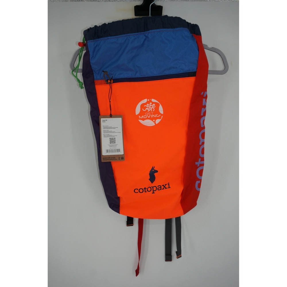 Cotopaxi Luzon 18L Del Dia Pack Drawstring One Size Multicolor Nylon Hiking
